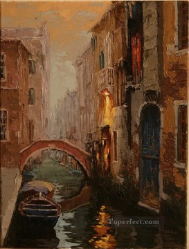 Venecia clásica Painting - Niebla de la mañana en Venecia